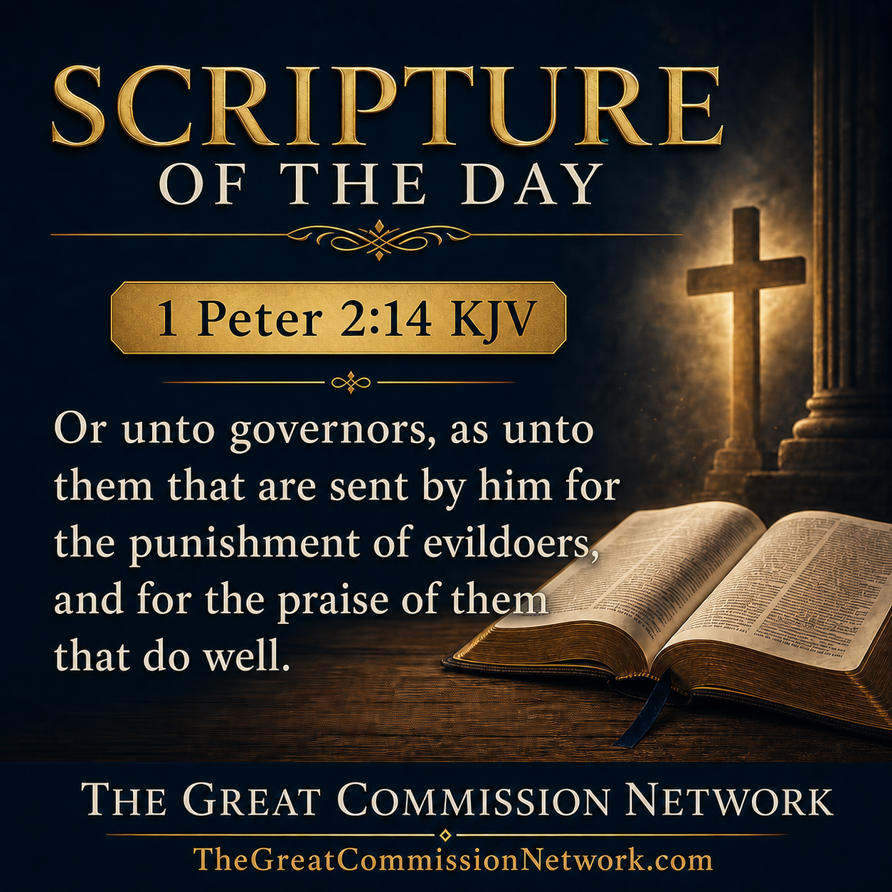 Today’s Scripture from The Great Commission Network