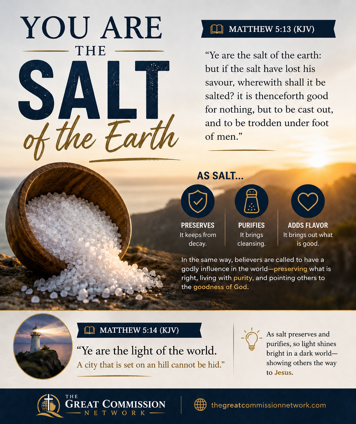 Scripture of the Week — Matthew 5:13 (KJV)